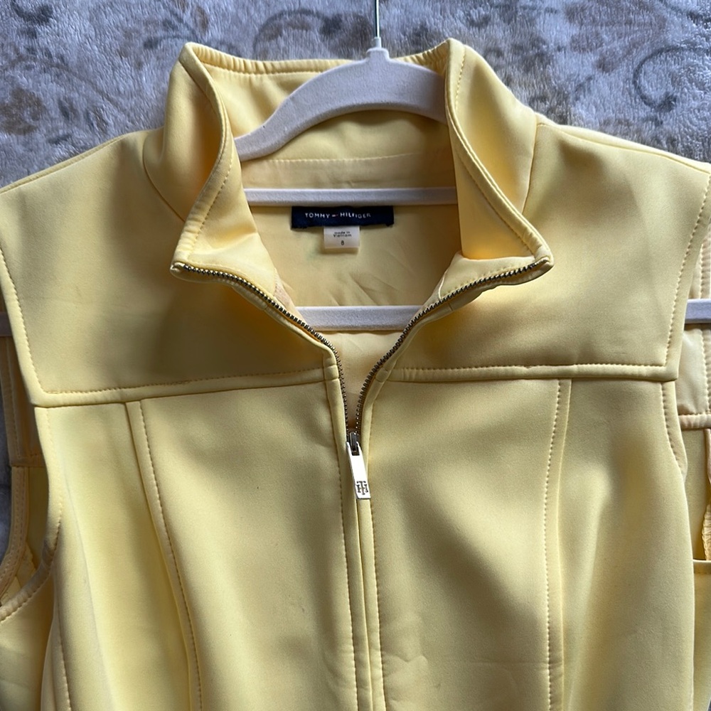 Tommy Hilfiger Yellow Vest for Chic Layering